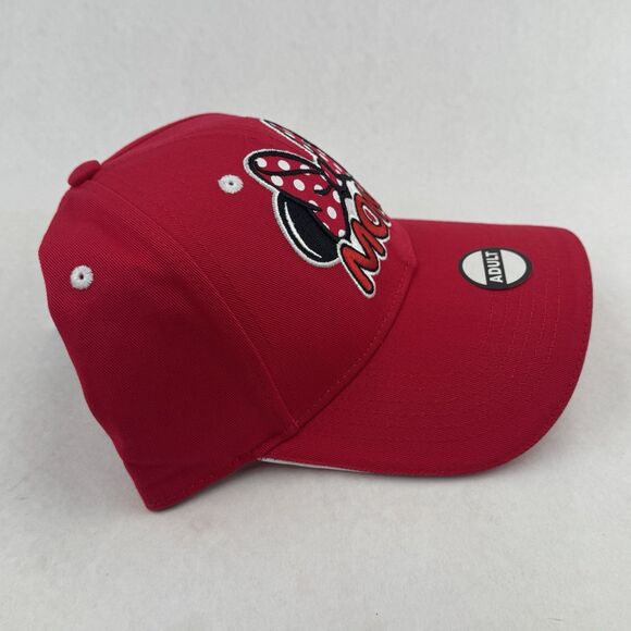 Disney MOM Embroidered Minnie Mouse Ears Baseball Cap White One Size New - Picture 3 of 8